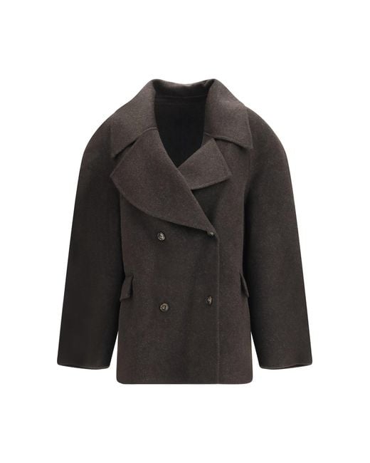 Loulou de Saison Black Neil Wool Cashmere Jacket