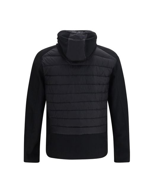 Parajumpers Blue Jacket Nolan Hybrid With Hood for men
