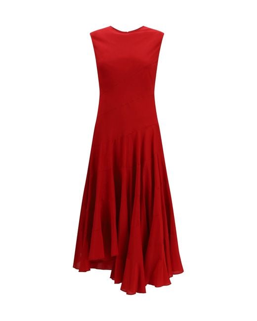 Tory Burch Flared Dress Silk-Cotton