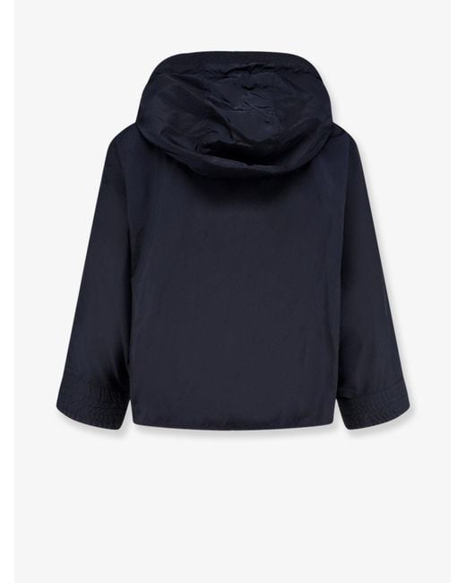 Moncler Blue Cape Nylon Jacket