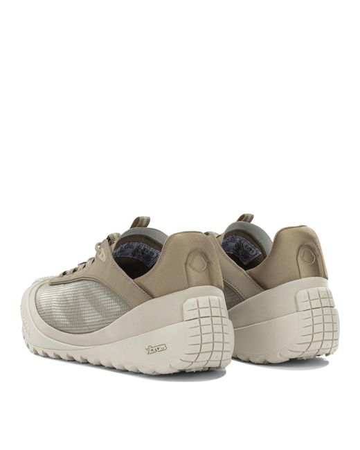 Moncler Gray Trailgrip Low-Top Sneakers for men