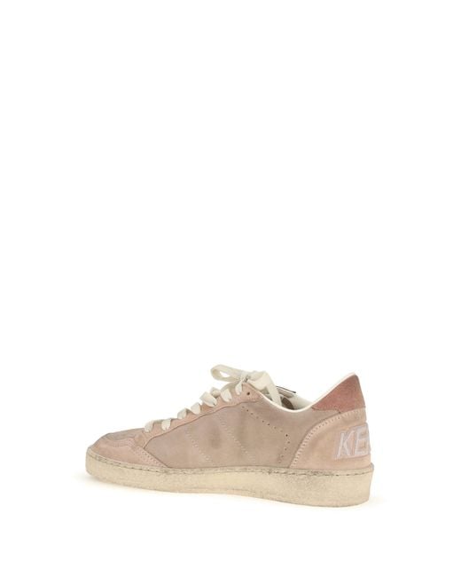 Golden Goose Deluxe Brand Natural Sneakers Ball Star Leather