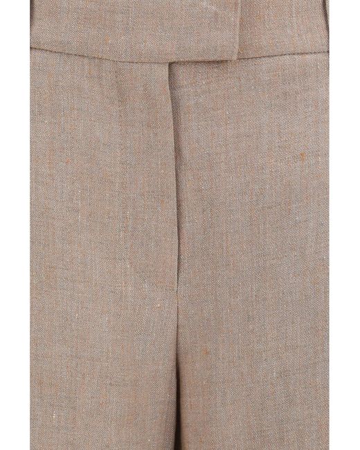 Brunello Cucinelli Natural Linen Pants