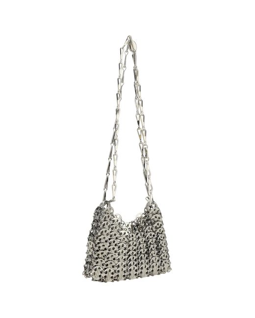 Rabanne White Shoulder Bag Nano 1969