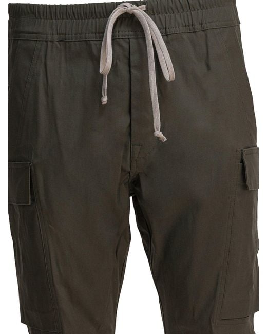 Rick Owens Gray "Mastodon" Cargo Pants for men