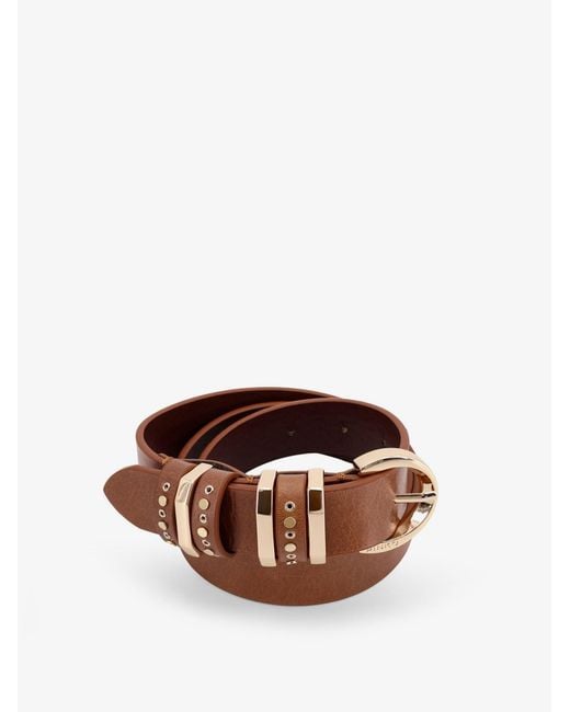 Pinko Brown Leather Belt