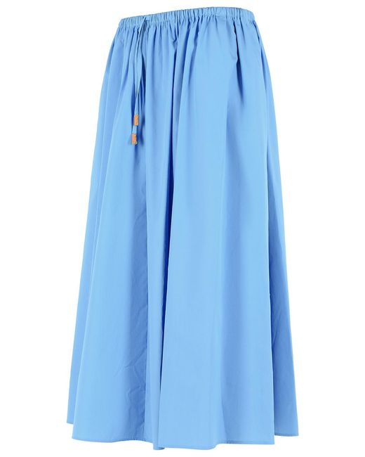 Marni Blue Light Cotton Skirt