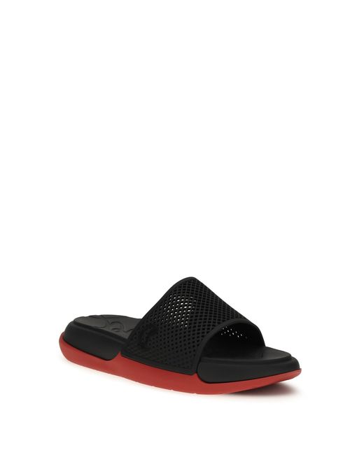 Christian Louboutin White Easy Breezy Slippers for men