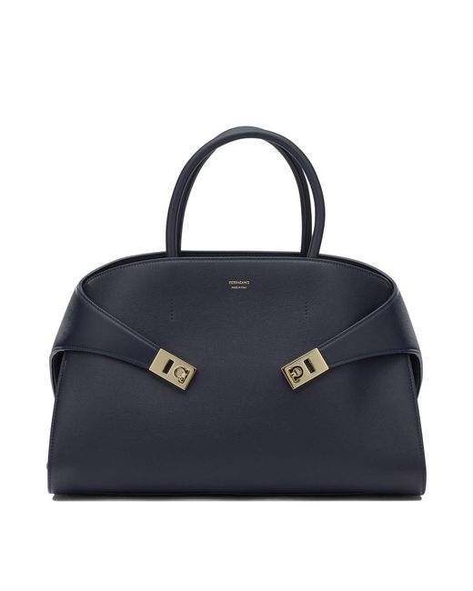 Ferragamo Blue Handbags