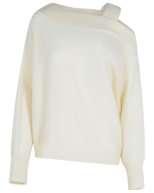 Colorush White 'Margot' Cashmere Sweater