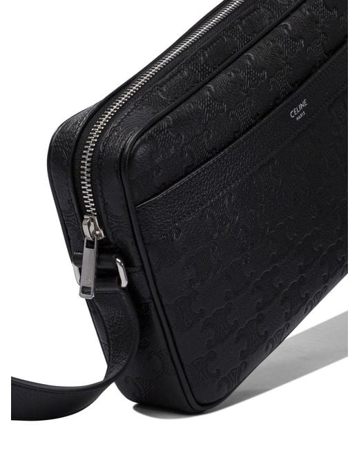 Céline Black Messenger Small Crossbody Bag for men