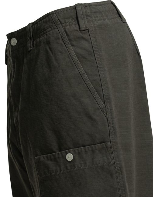 Stone Island Gray Cotton Cargo Pants for men
