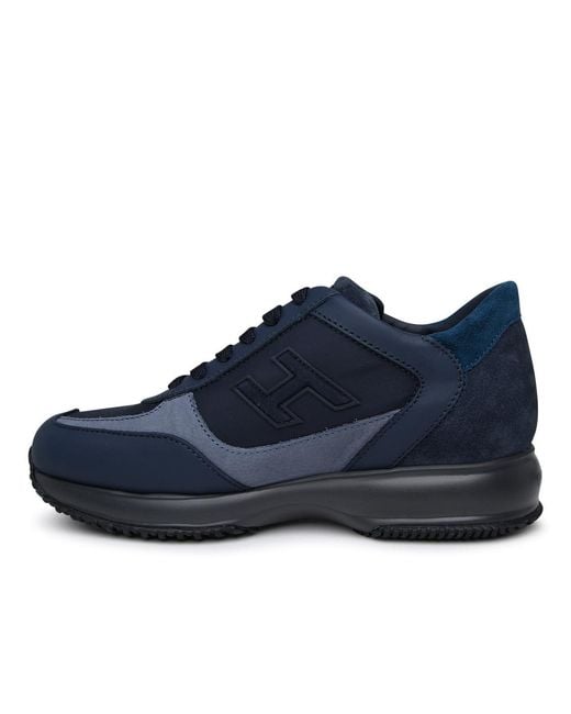 Hogan Blue Lear Sneakers for men