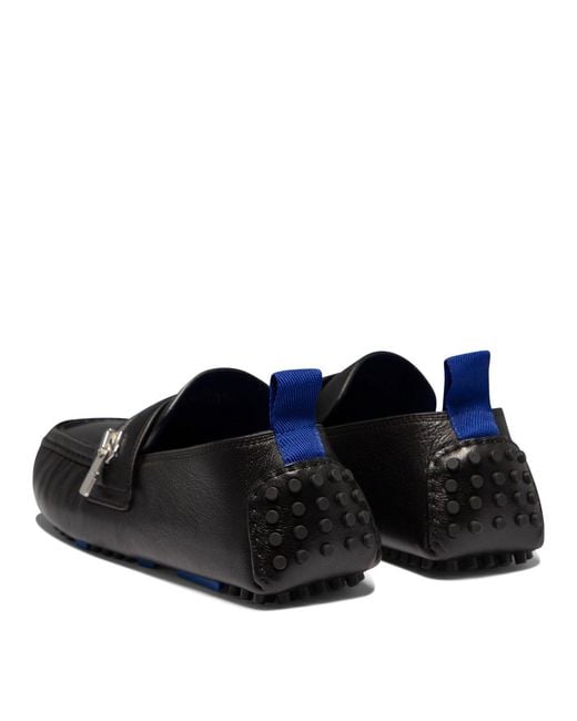 Burberry Black "Motor" Loafers for men
