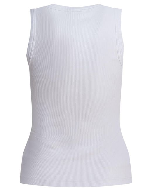 McQueen White Cut & Sew Top