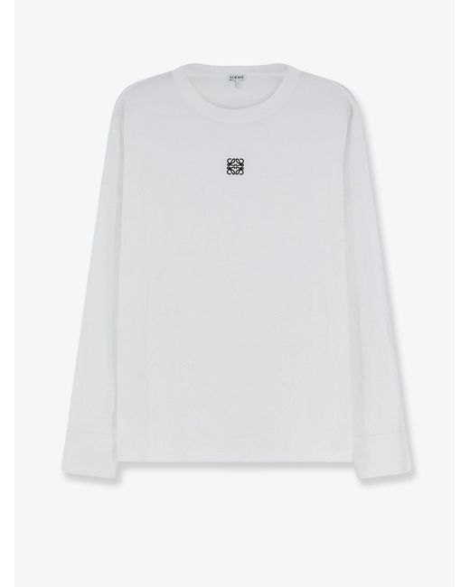 Men's White Ribbed Cotton T-Shirt