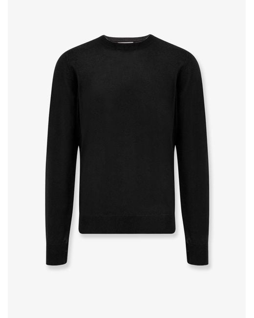 Brunello Cucinelli Black Cashmere Sweater for men