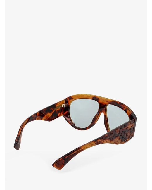 Gucci Brown Acetate Sunglasses
