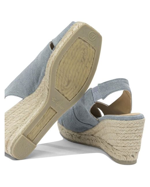 Castaner Diana Lightblue Cotton Espadrilles