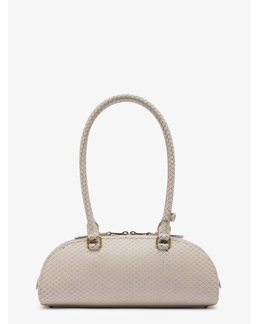 DIESEL Natural 1Dr Python-Effect Leather Shoulder Bag