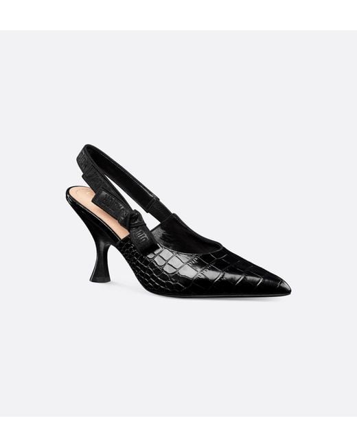 Dior Black Leather Decollete
