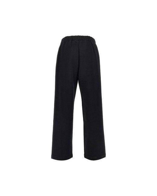Jacquemus Black 'Rond Carré' Cotton Pants for men