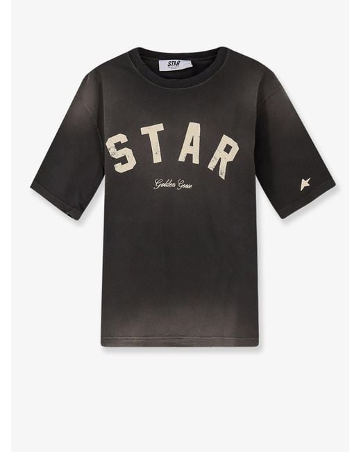Golden Goose Deluxe Brand Black Deluxe Brand Cotton T-Shirt for men