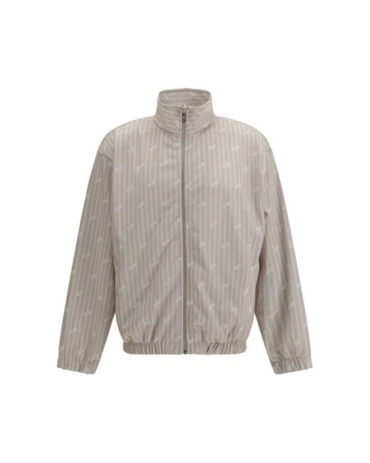 Gcds Gray Track Jacket for men