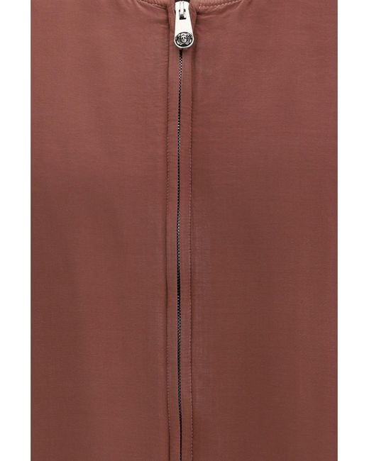 Versace Brown Overdyed Silk Jacket for men
