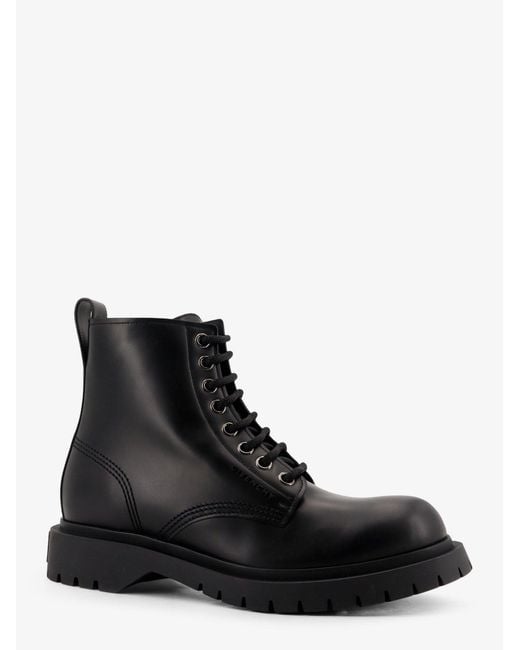 Givenchy Black Leather Ankle Boots for men