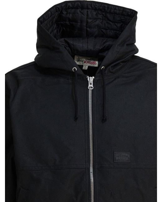 Stussy Black Cotton Jacket for men