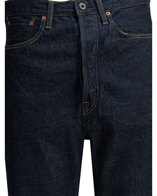 Kapital Blue Mexican Tuxedo 5P Okagilly Jeans for men
