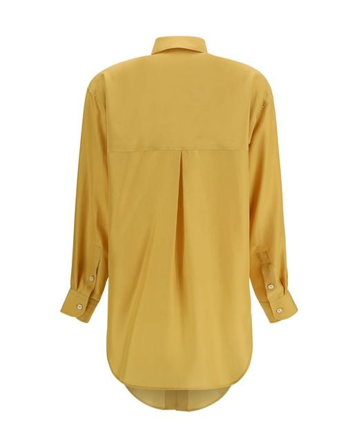Umit Benan Yellow Silk Shirt Sailor Marisca