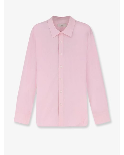 DUNST Pink Cotton Shirt for men
