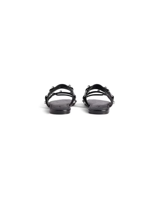 Balenciaga Black "City" Sandals