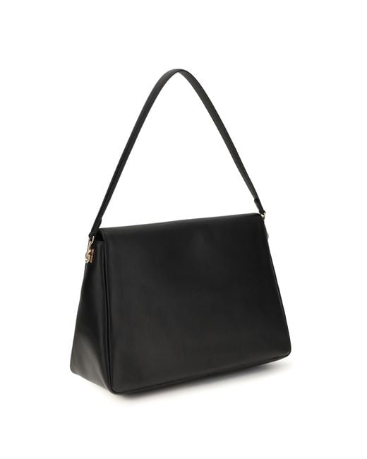 Tory Burch Black Shoulder Bag Charlie Large Leather