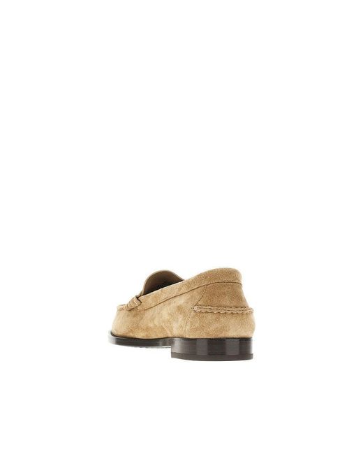 Church's Natural 'Rowley' Suede Leather Loafers for men