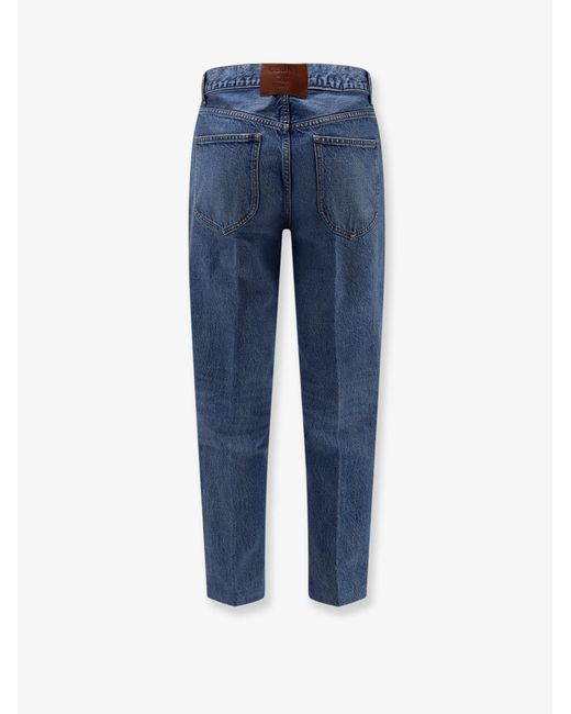 Céline Blue Boyfriend Cotton Jeans for men