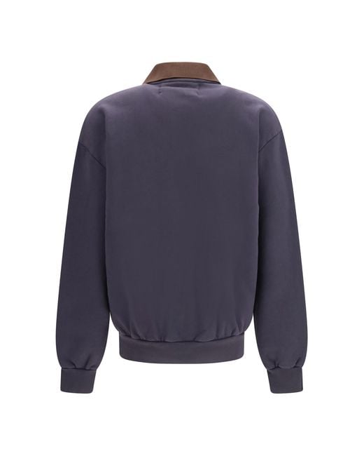 GR10K Blue Replicated 30001 Sweatshirt Polo for men