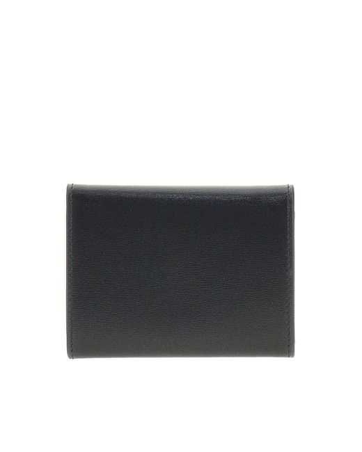Jil Sander Black Leather Mini Wallet