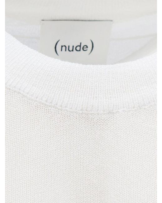 Nude White T-Shirt
