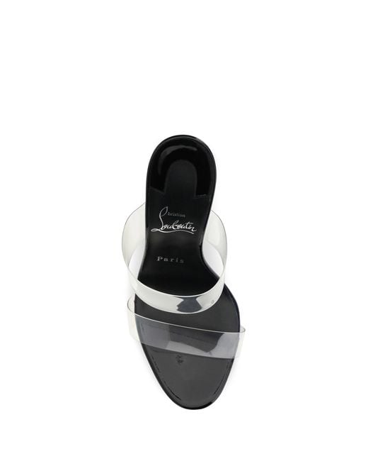 Christian Louboutin White Solo Zee Mules