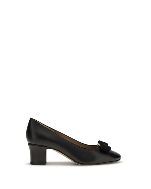 Ferragamo Black Pumps
