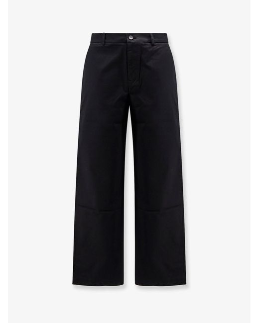Men's Black Cotton Trousers