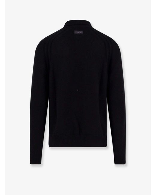 Dior Blue Cashmere Polo Shirt for men