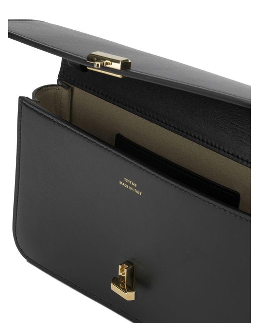 Totême  Black "T-Lock" Small Shoulder Bag