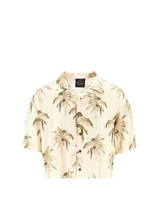 Mauna Kea Metallic Printed Viscose Shirt for men