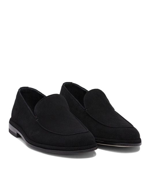 Sturlini Black Loafers & Slippers for men