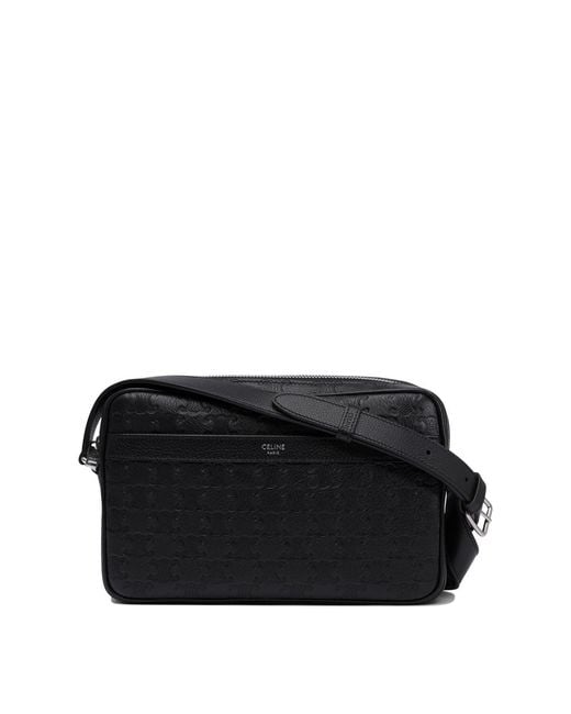Céline Black Messenger Small Crossbody Bag for men