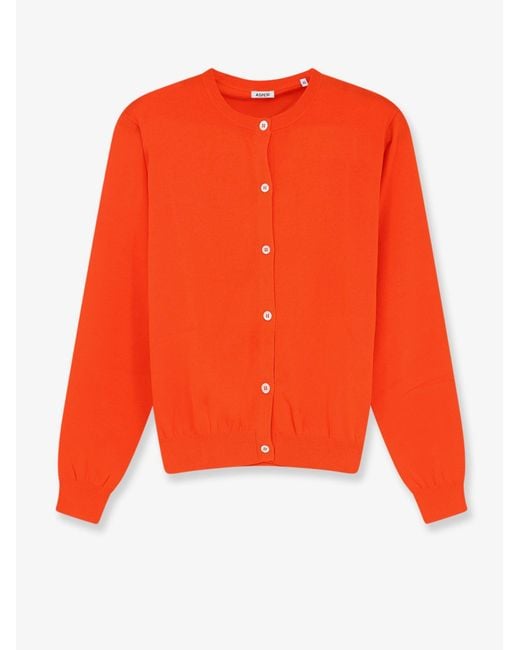 Aspesi Orange Cardigan Cotton